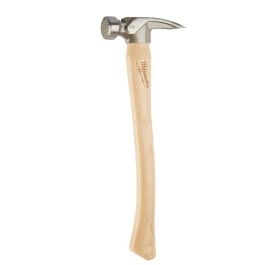 Milwaukee 19oz Milled Face Hickory Wood Framing Hammer