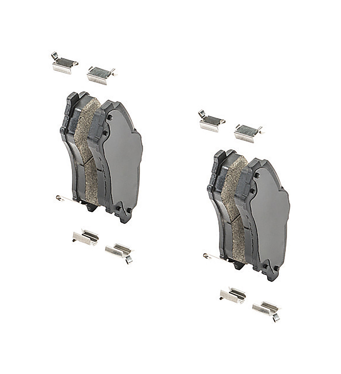 Mopar 68003701AD Front Disc Brake Pad Kit for 07-18 Jeep Wrangler JK