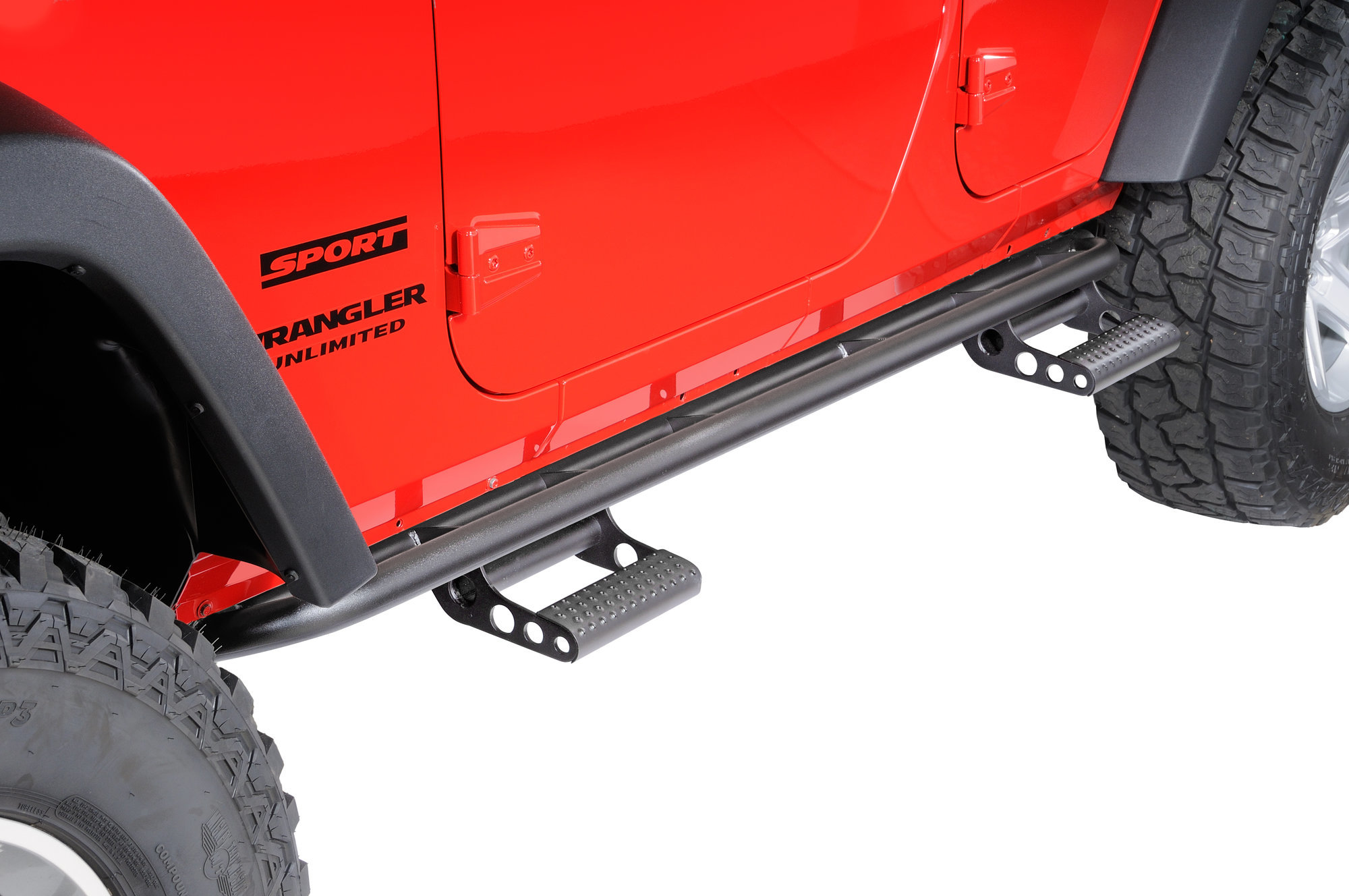 N-FAB Rock-Rails for 07-18 Jeep Wrangler Unlimited JK 4 Door