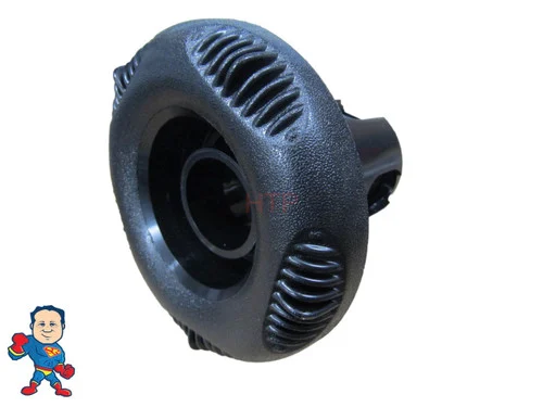 Nordic Spa 5″ Black Diverter Jet Face Only – Hydro Air Butterfly Valve Replacement Part