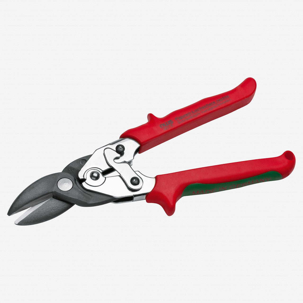 NWS 10" Shape Cutting Lever Tin Snips - Right Handed