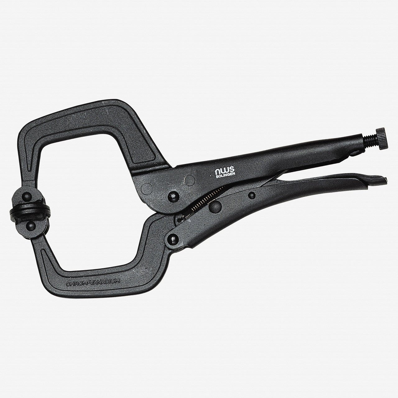 NWS 11" Parallel C-Clamp-Grip Pliers - Atramentized