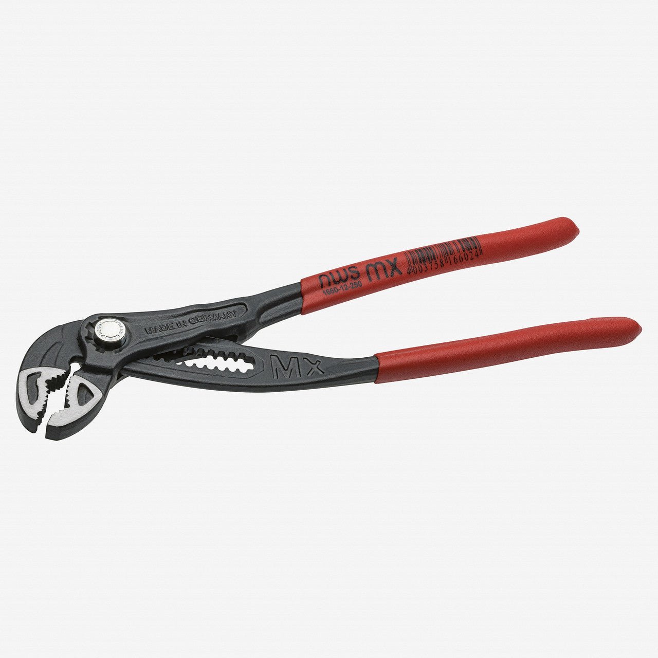 NWS 12" Waterpump Pliers Maxi Mx - Plastic Grip