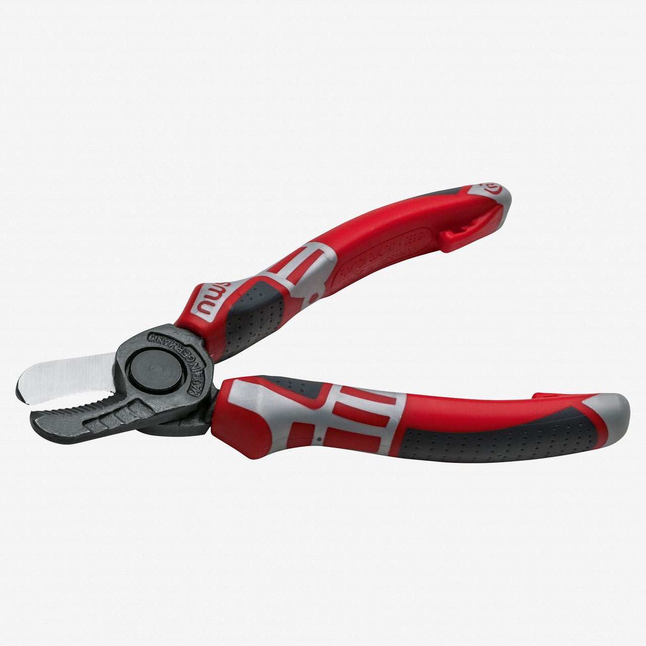 NWS 6.25" Cable Cutter - TitanFinish - SoftGripp, Tethered Attachment