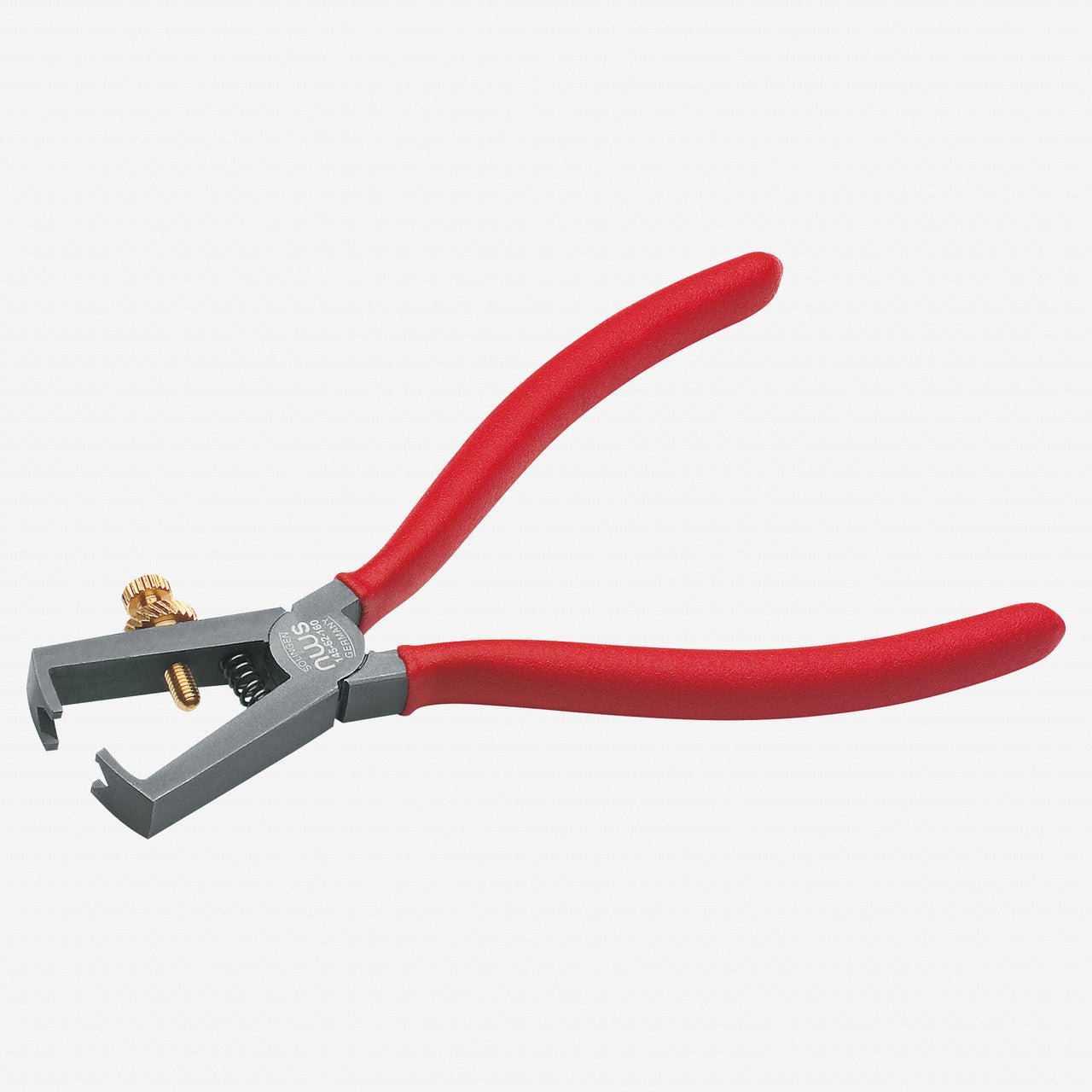 NWS 6.25" Wire Stripping Pliers - TitanFinish - Plastic Grip