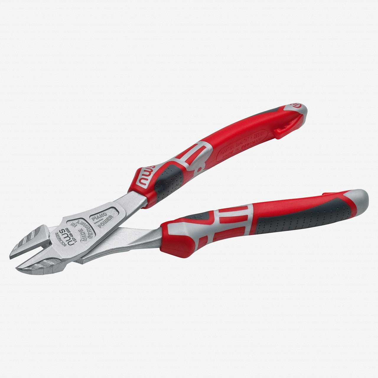 NWS 7" Heavy Duty Side Cutter - Matte Chromium - SoftGripp, Tethered Attachment