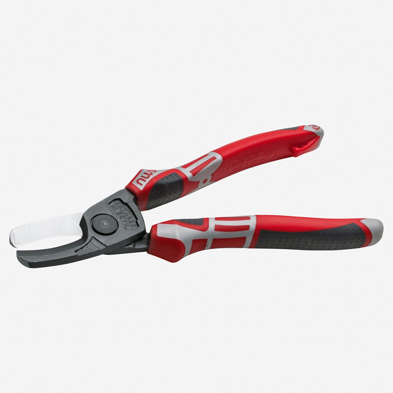 NWS 8.25" Flat Cable Cutter - TitanFinish - SoftGripp, Tethered Attachment