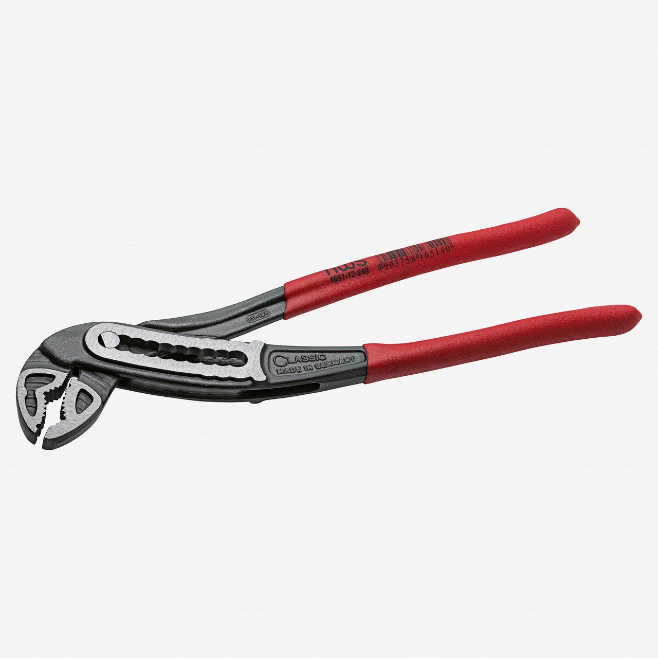 NWS 9.5" Waterpump Pliers ClassicPlus - Atramentized - Plastic Grip