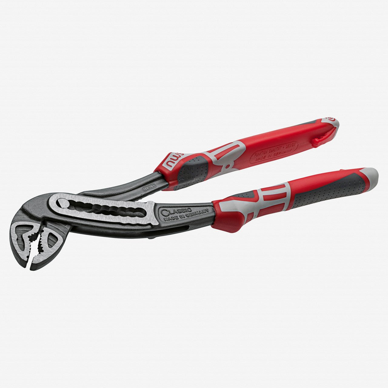NWS 9.5" Waterpump Pliers ClassicPlus- TitanFinish - SoftGripp, Tethered Attachment