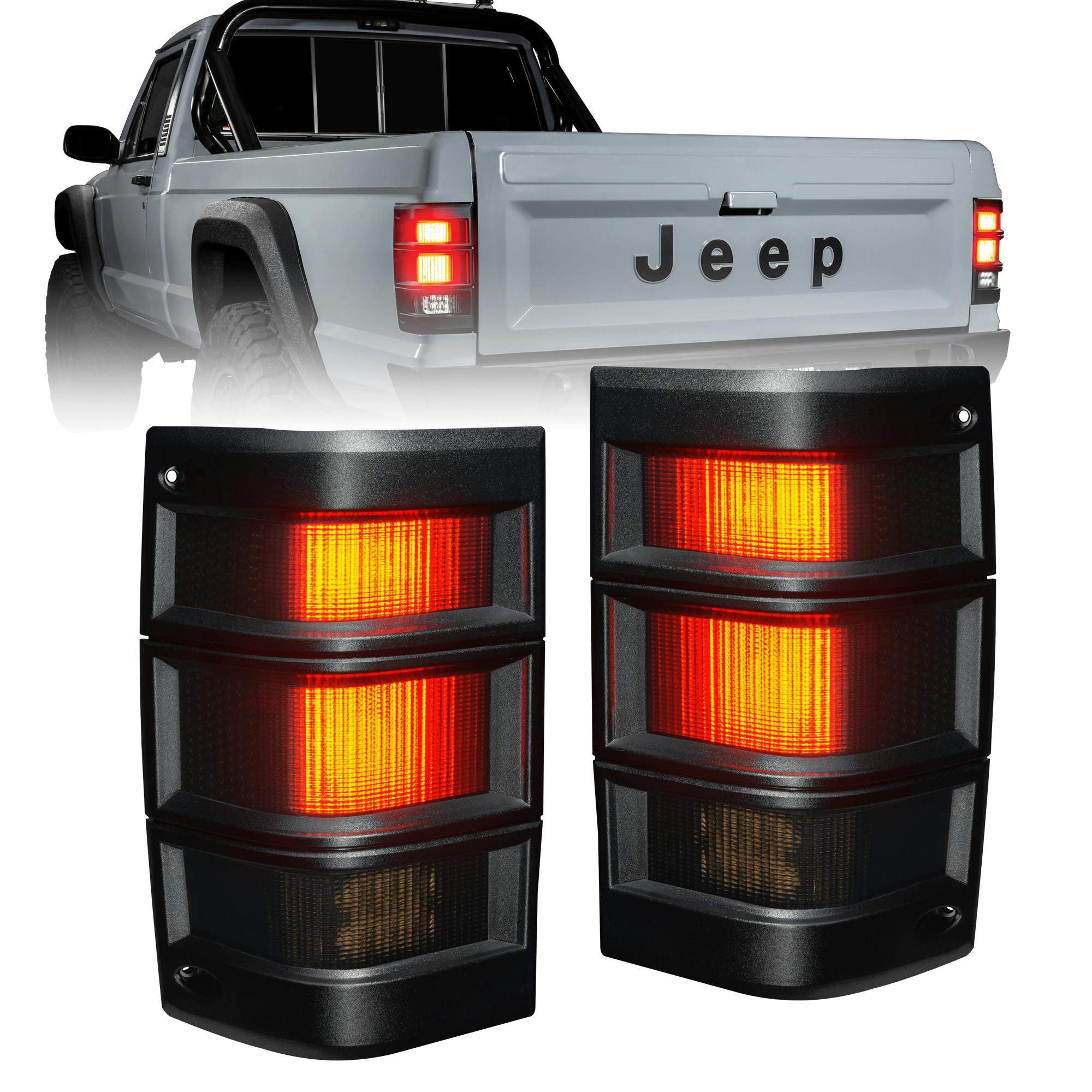 Oracle Lighting 5909-020 Jeep Comanche MJ LED Tail Lights - Tinted Lens
