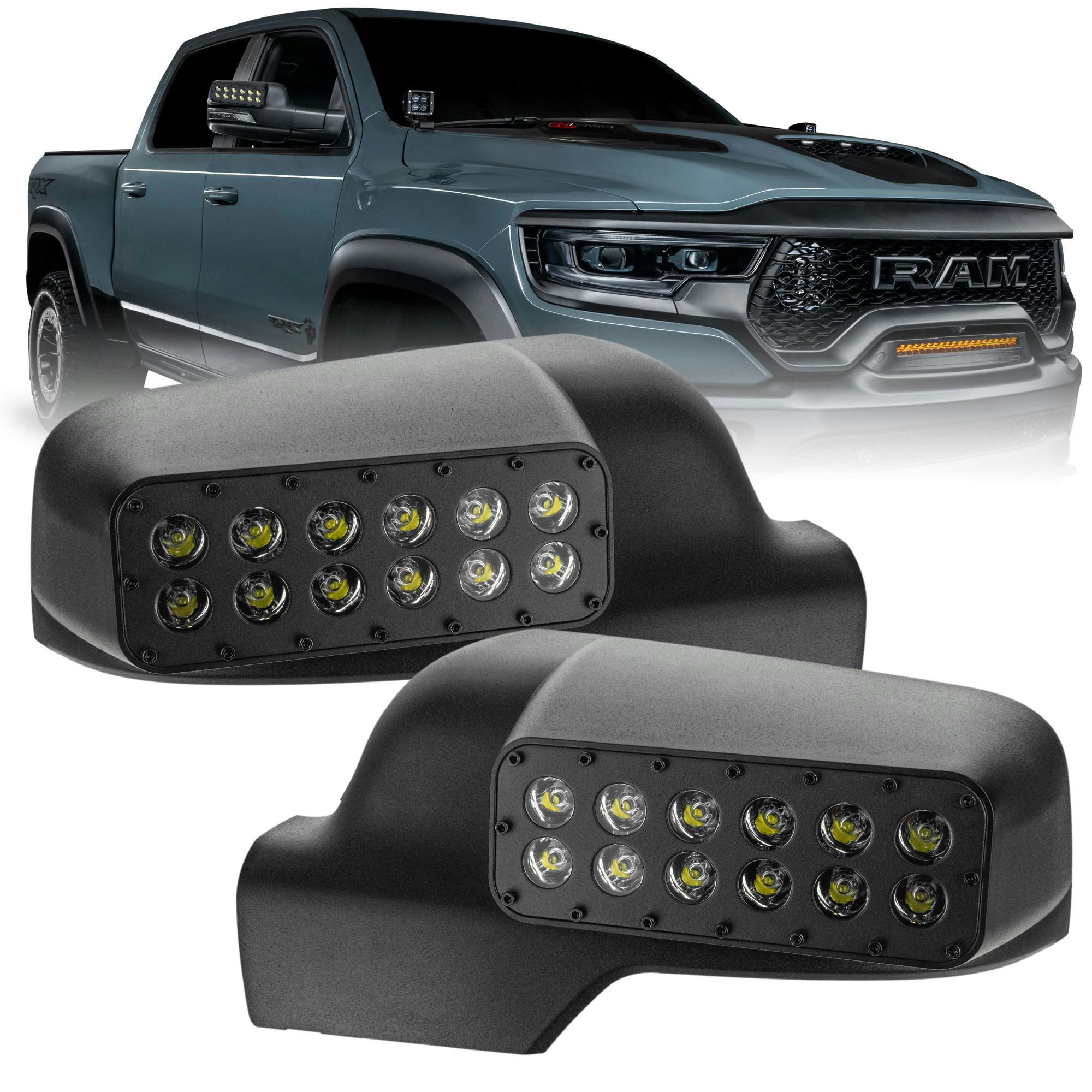 Oracle Lighting 5914-001 2019-2024 RAM 1500 DT LED Off-Road Side Mirror Ditch Lights - 6000K