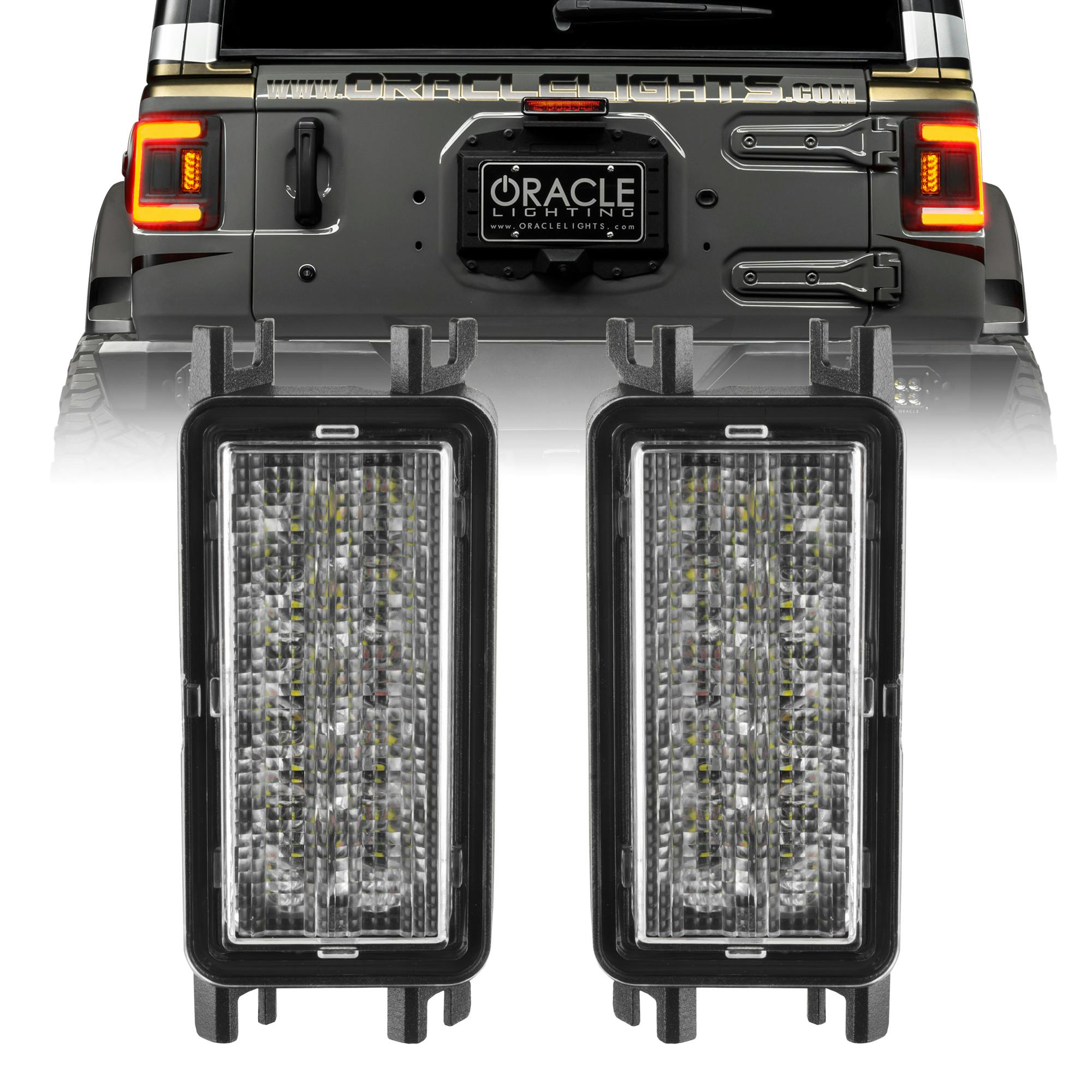 Oracle Lighting 5915-JL-023 Dual Function Amber/White Reverse Module for Jeep Wrangler JL Flush Tail Lts