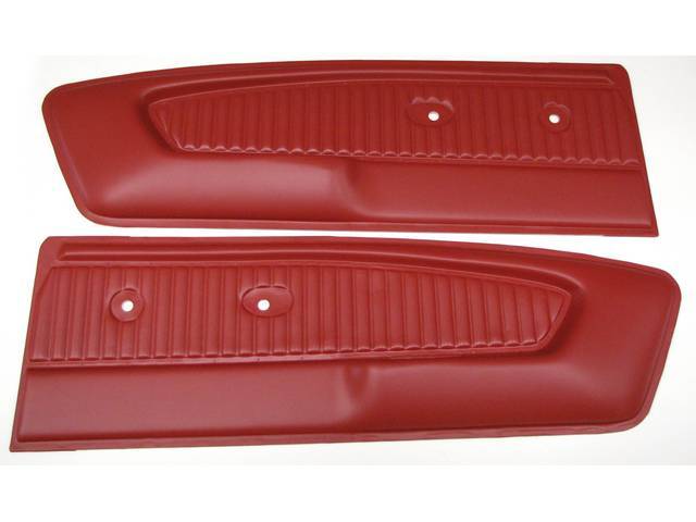 Deluxe Door Panels, Bright Red
