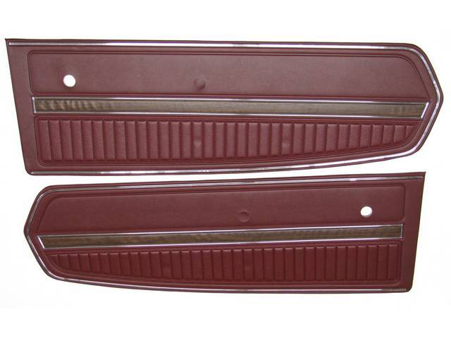 Deluxe Door Panels, Maroon