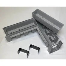 Pour A Lid Grey 90 Degree Channel Drain System- PLC-90 CD GREY