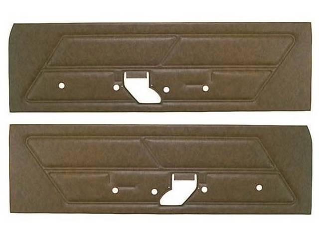 Door Panels, Standard, Medium Ginger