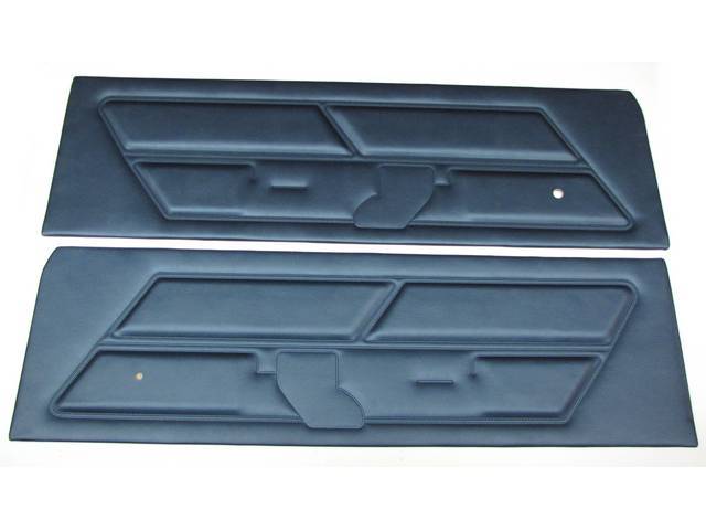 Door Panels, Standard, Medium Blue