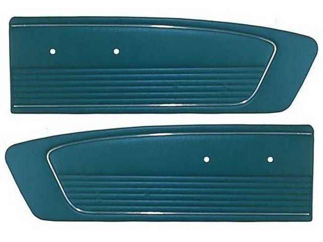 Door Panels, Standard, Dark Aqua