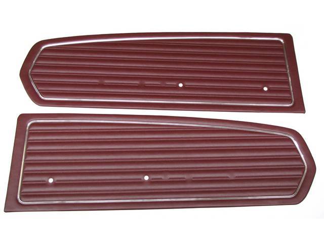 Door Panels, Standard, Maroon