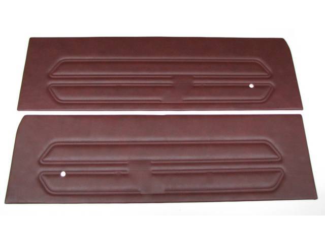 Door Panels, Standard, Dark Red