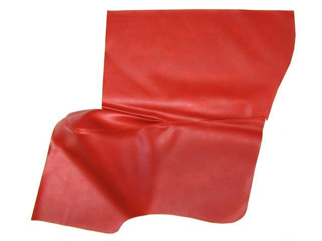 Quarter Trim Panel Upholstery, Vermilion (Red)