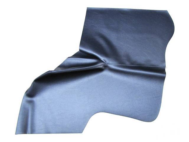 Quarter Trim Panel Upholstery, Dark blue