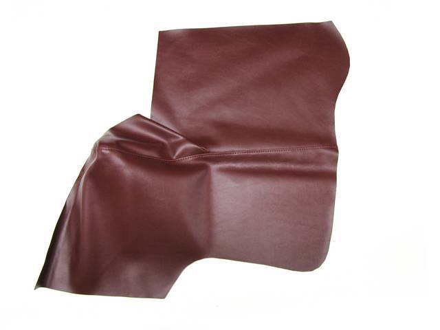 Quarter Trim Panel Upholstery, Maroon