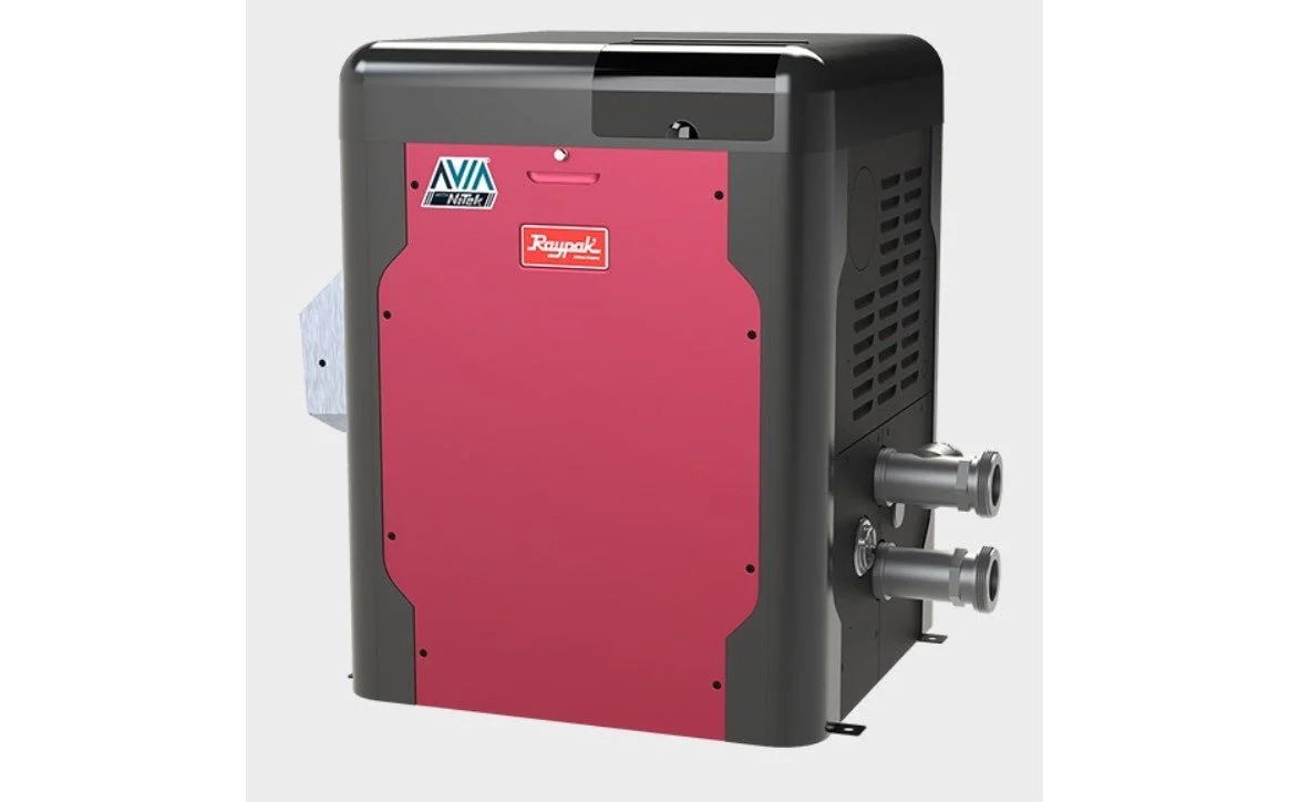 Raypak 018045 Model R404A Avia Pool & Spa Heater Natural Gas 399 MBTUH 120/240V