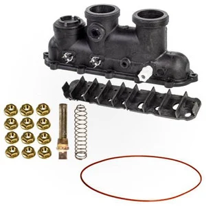Raypak Digital Inlet / Outlet Header Complete Assembly, 006827F