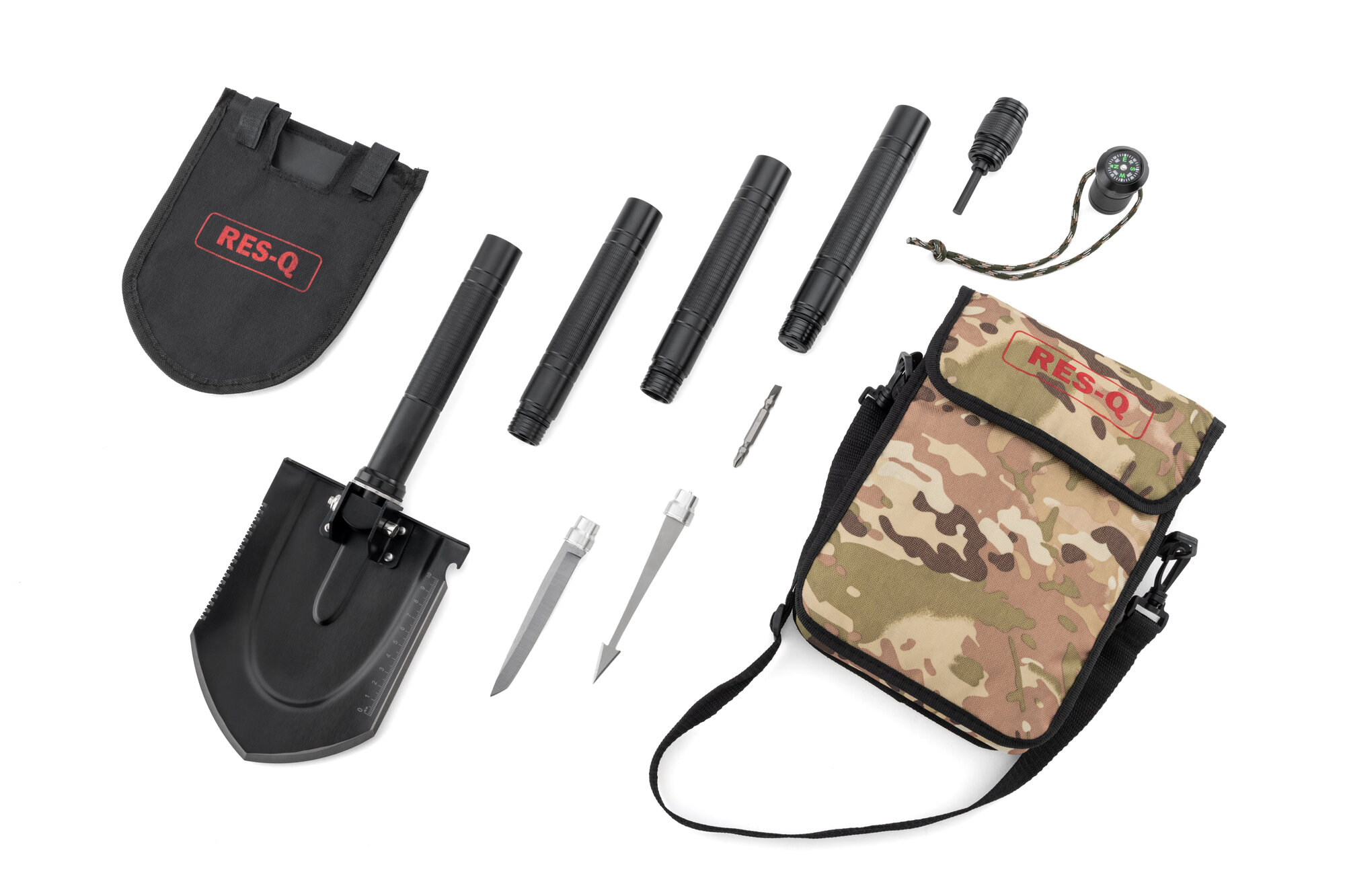 Quadratec RES-Q Multi Function Trail Shovel