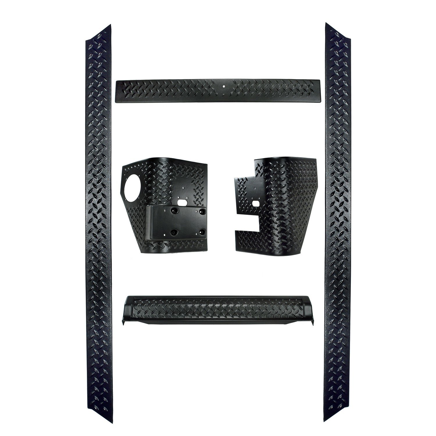 Rugged Ridge 11650.51 Body Armor Kit for 97-06 Jeep Wrangler TJ
