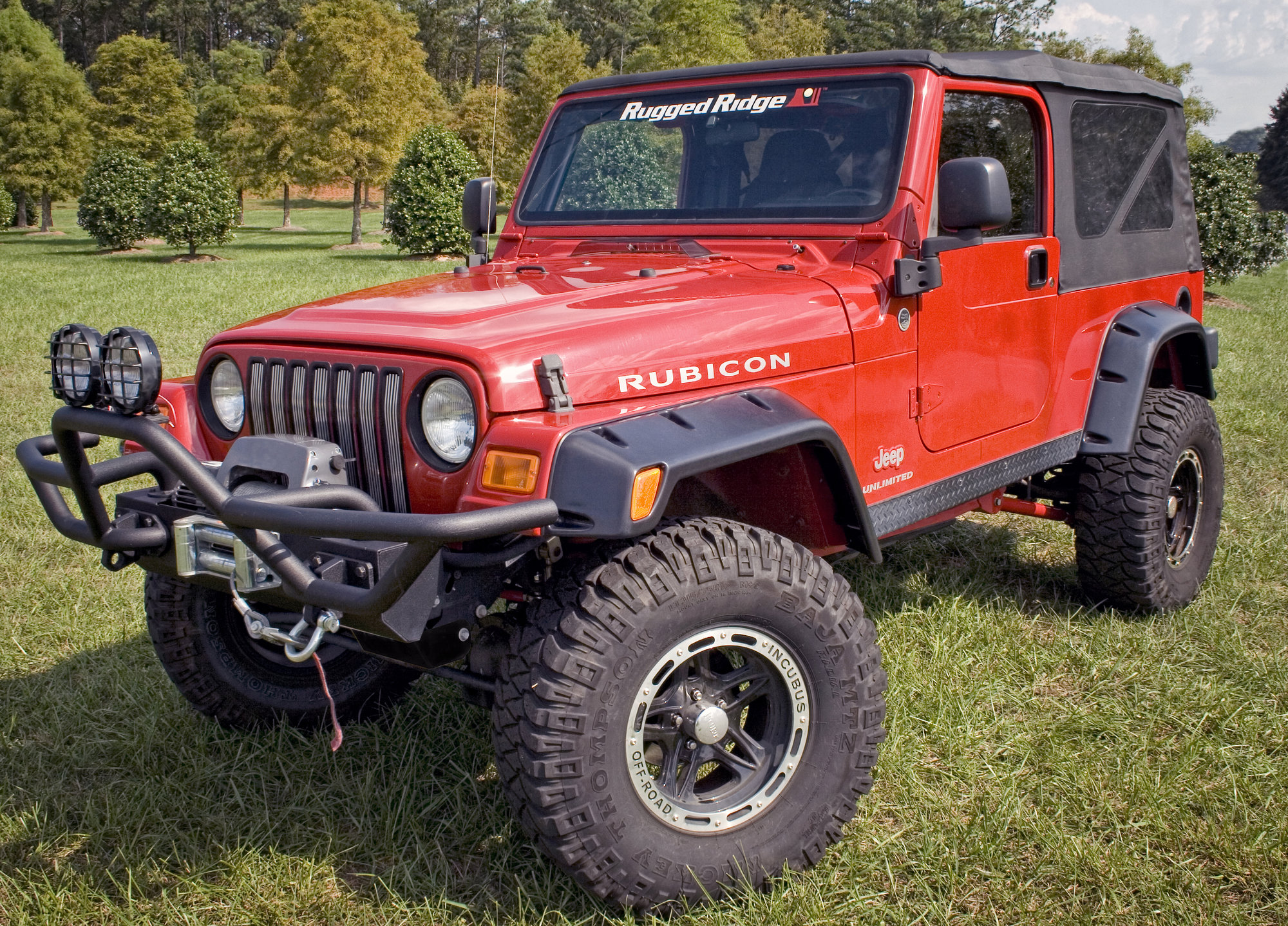 Rugged Ridge 11630.10 All-Terrain 6-Piece 6" Flare Kit for 97-06 Jeep Wrangler TJ & Unlimited