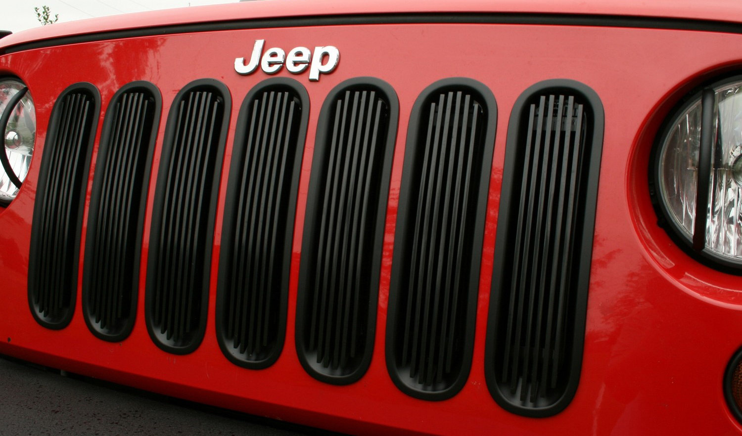 Rugged Ridge 11401.30 Billet Grille Inserts in Black for 07-18 Jeep Wrangler JK