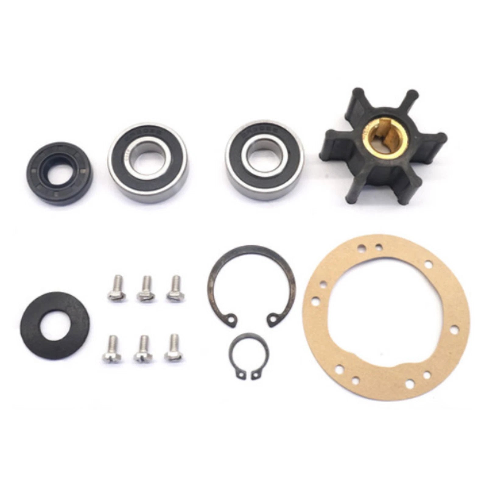 Raw Water Pump Repair Kit for Yanmar 3HM 3HMF 3GMF (All Years) 128296-42070 124223-42092
