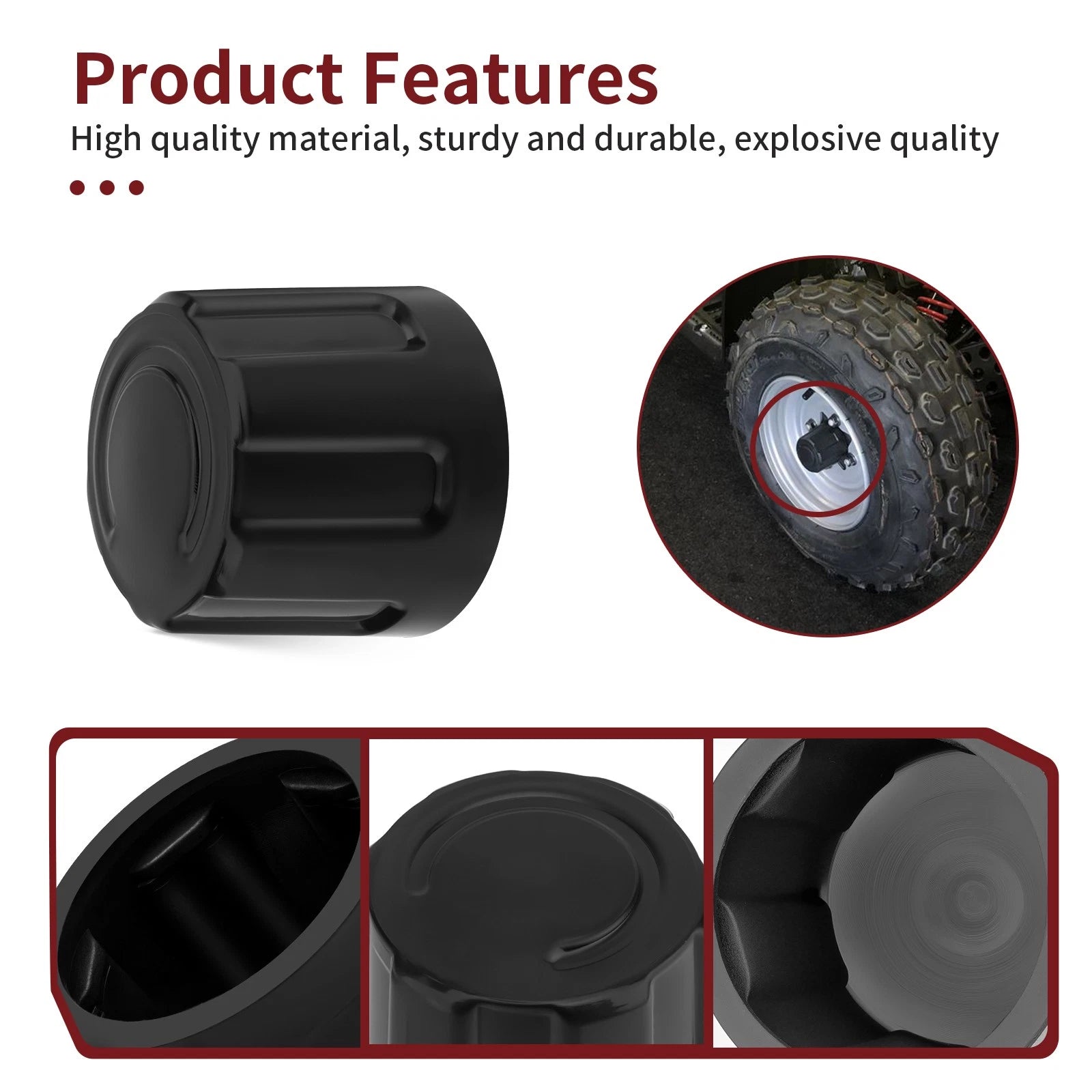 Center Hub Wheel Cap 54725-18A00 for Suzuki Quadsport Z50 Z90 LT80 LTZ90/50 (1980–2023)