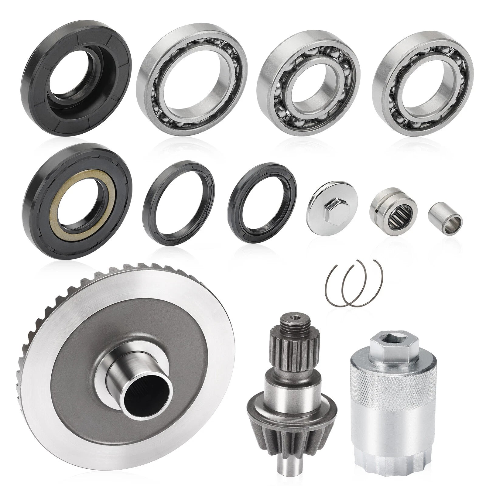 Rear Differential Gear Bearing Rebuild Kit for Honda Rancher 400 (2000–2006)