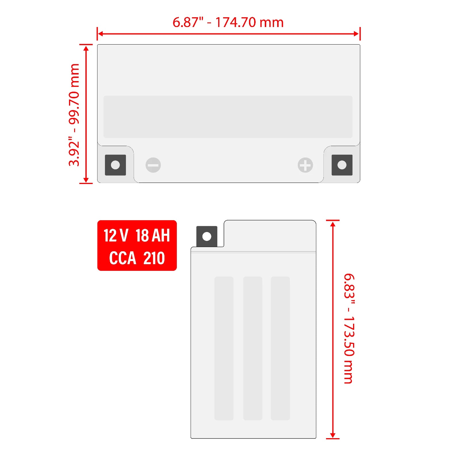 AGM Battery for Yamaha Waverunner 1200 XL1200 Xa1200 Ltd (1998–2000)