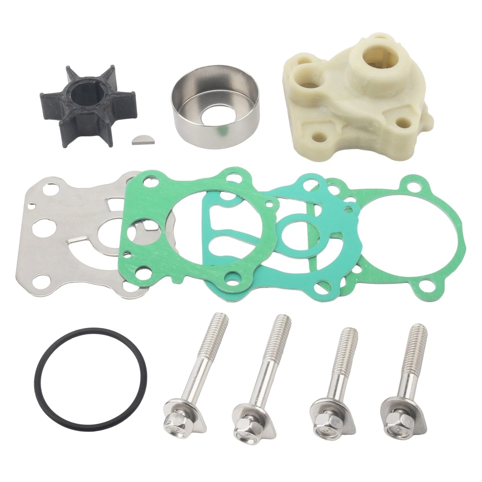 Water Pump Impeller Repair Kit for Yamaha Outboard 6H3-W0078-02 6H3-W0078-A0