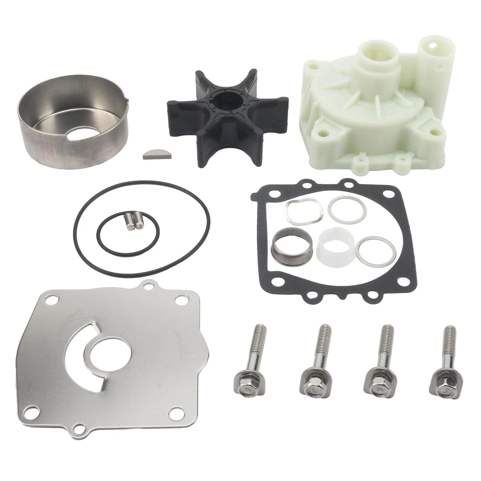 Water Pump Impeller Kit for Yamaha Outboard 150 200 225 HP (4-Stroke) 61A-W0078-01