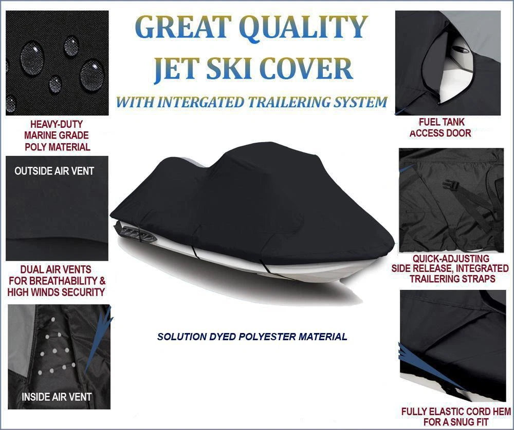 Heavy Duty Trailerable Cover for Sea Doo JetSki Wake 170 (2020–2022)