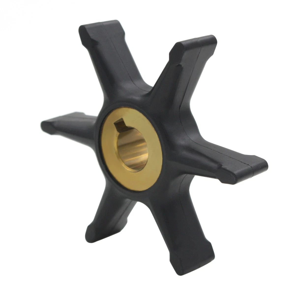 Water Pump Impeller & Key for Johnson Evinrude Outboard 3-7.5 HP (N/A)