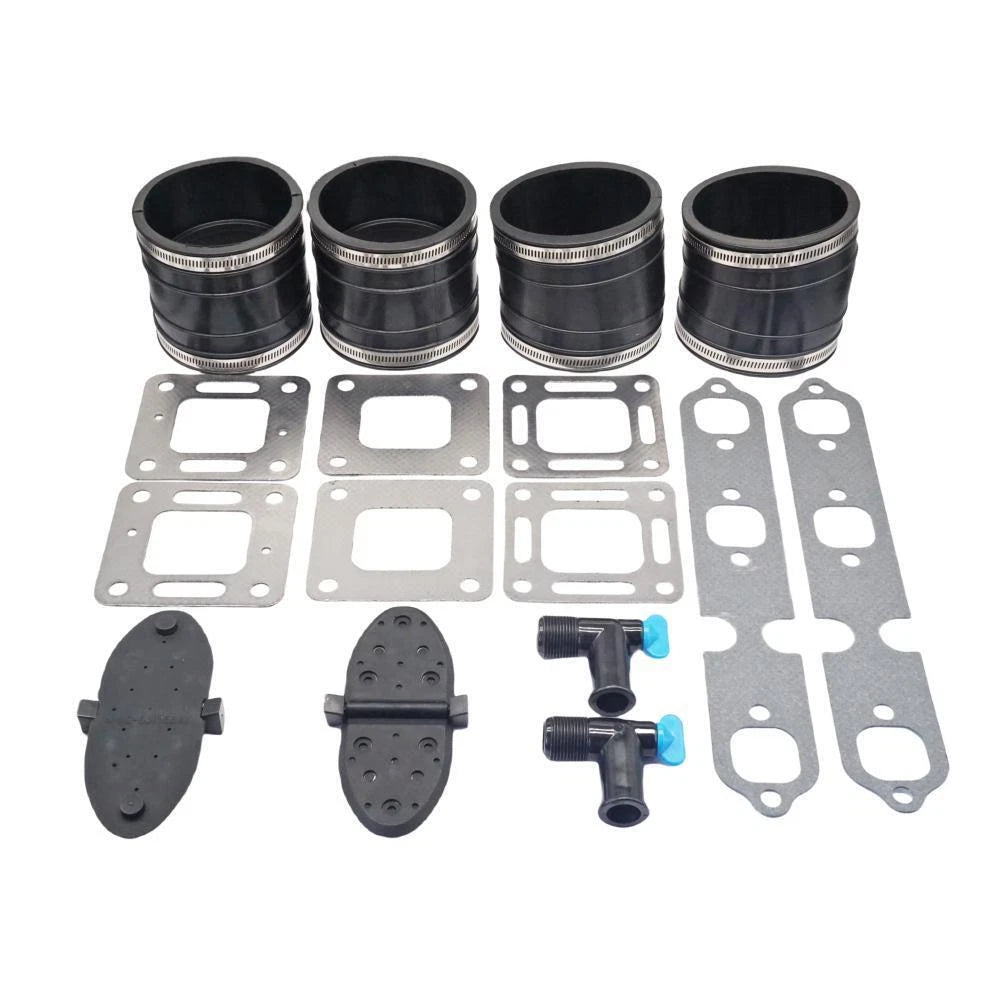 Exhaust Manifold Kit for Mercruiser 175 205 V6 GM 229 262 CID (32-44348T)