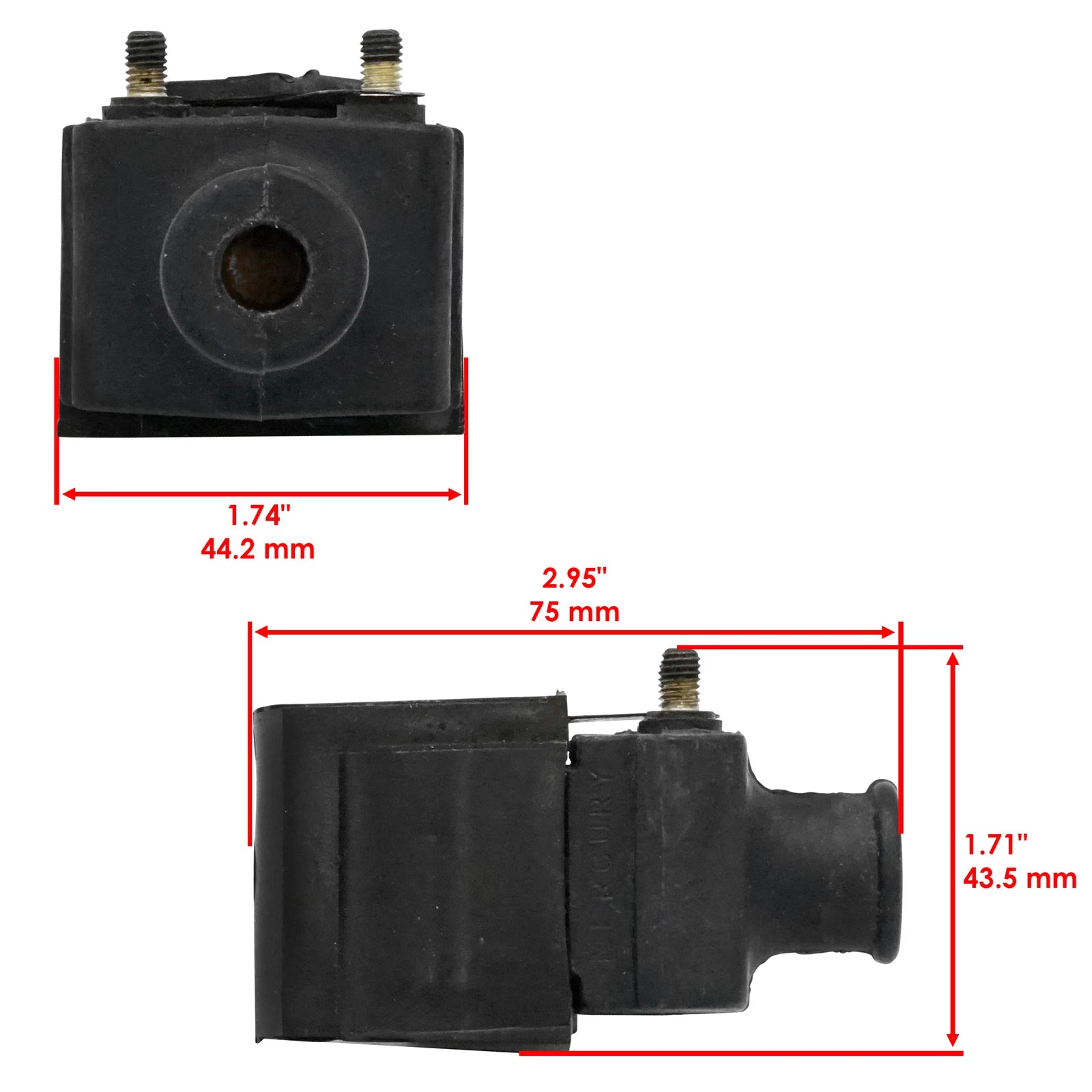 Ignition Coils 3-Pack for Mercury Outboard 80Hp (1987–1989)