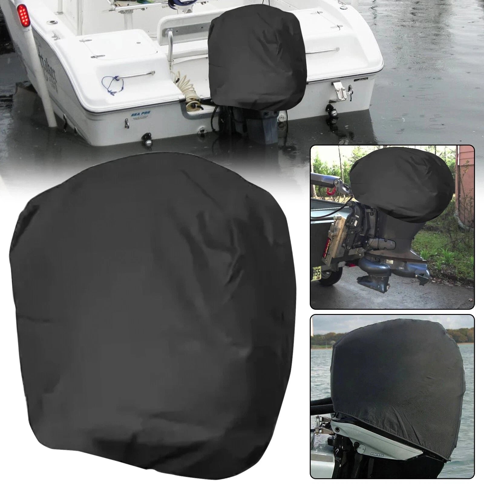 Outboard Motor Engine Storage Cover for Trailerable Boat (30-60 HP)