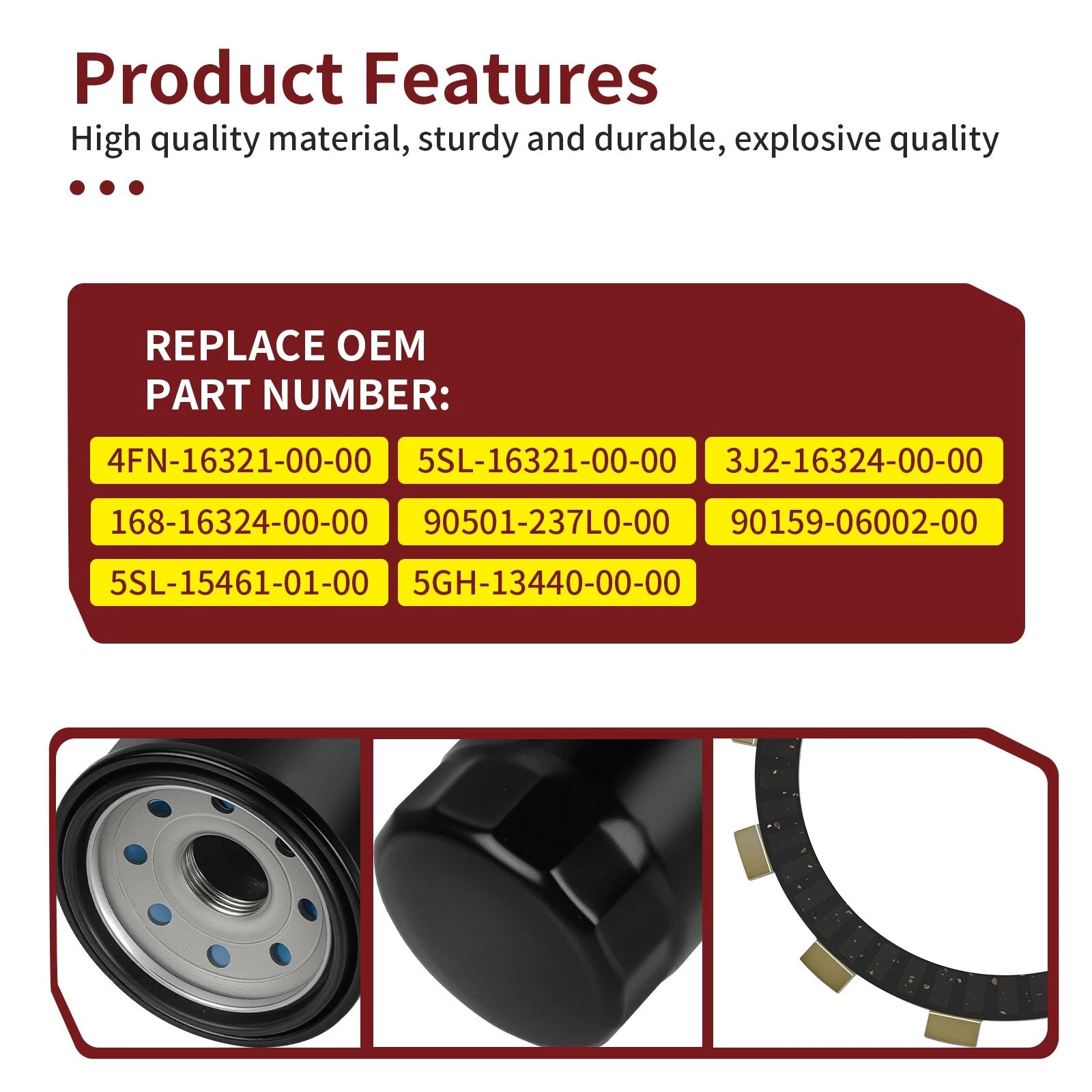 Clutch Friction Steel Plates Kit for Yamaha YZF R6 (2003–2005), YZF R6S, FZ6 (2004–2009)