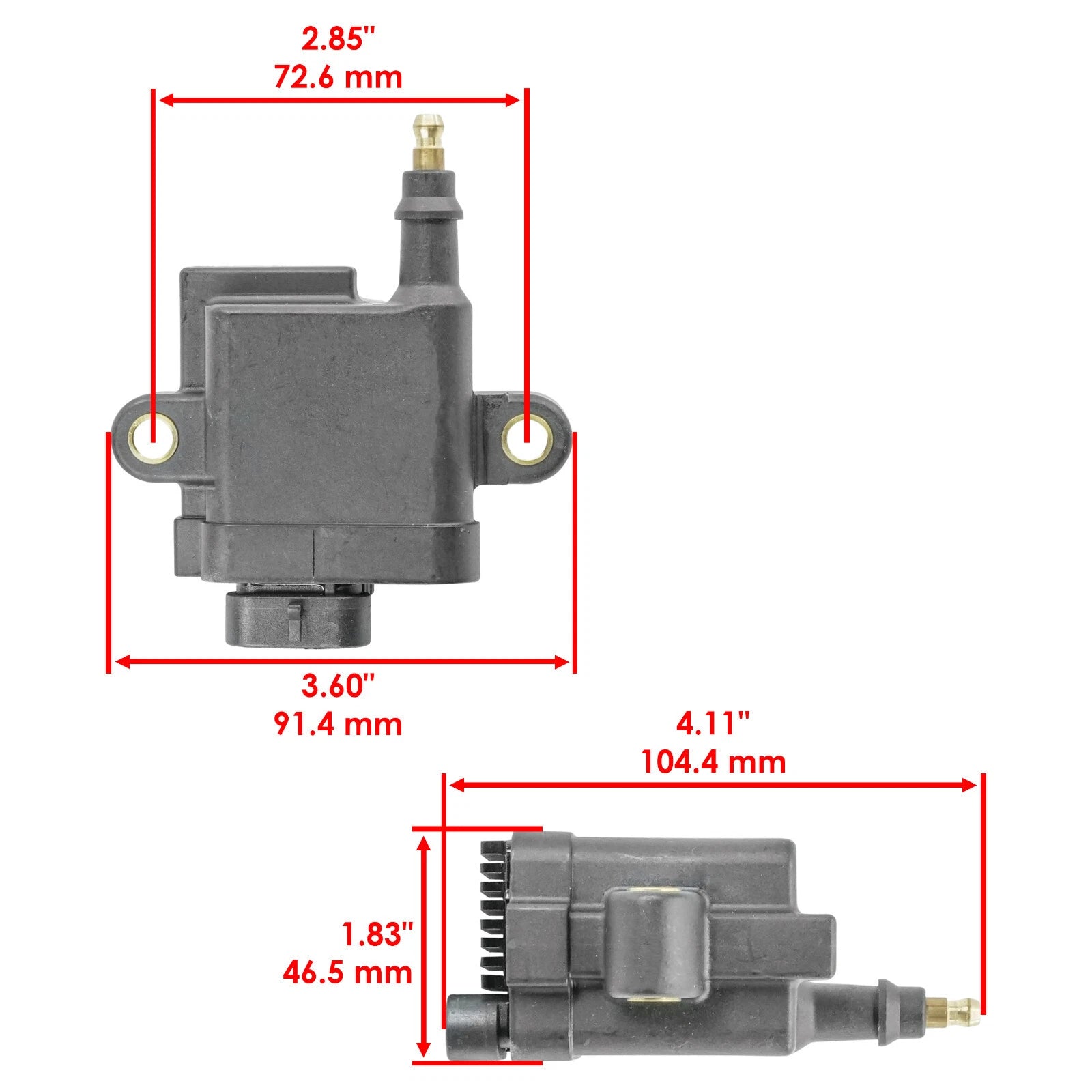 6-Pack Ignition Coils for Mercury Outboard V-135 V-150 V-175 V-200 (2000–2005)