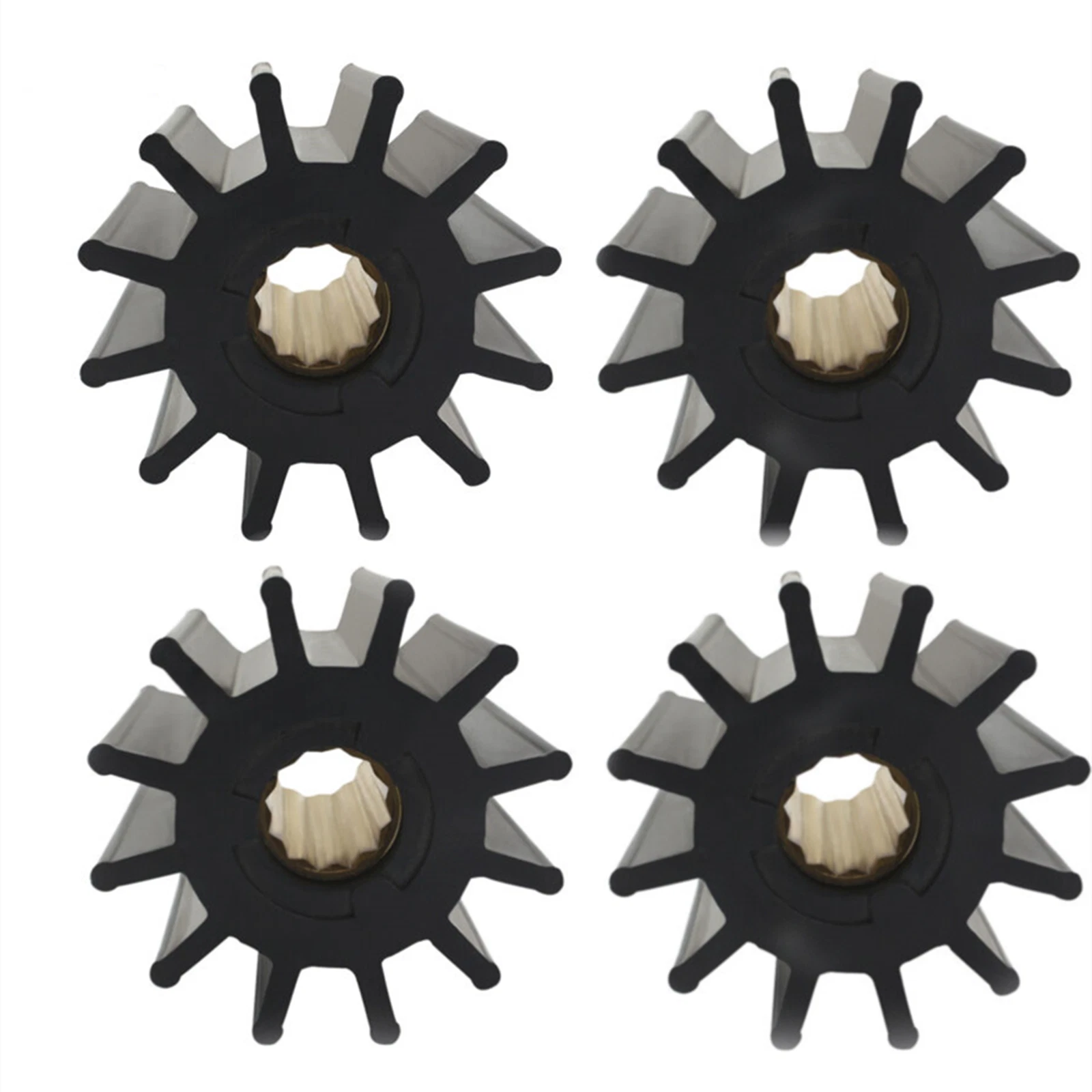 Set of 4 Flexible Impeller Sea Water Pumps for Volvo Penta (3830459)
