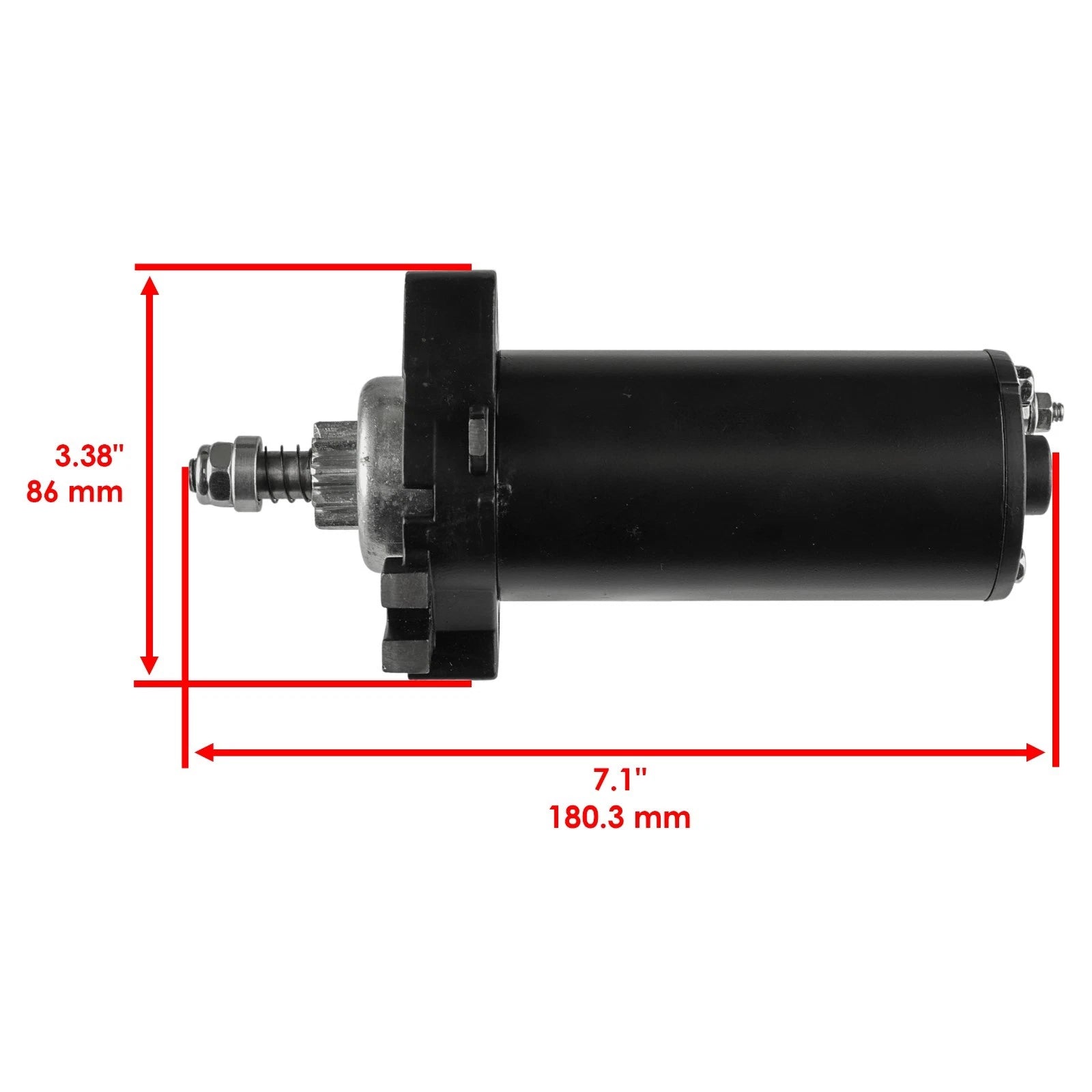 Starter for Evinrude Johnson Outboard J10EL (1980–1993)