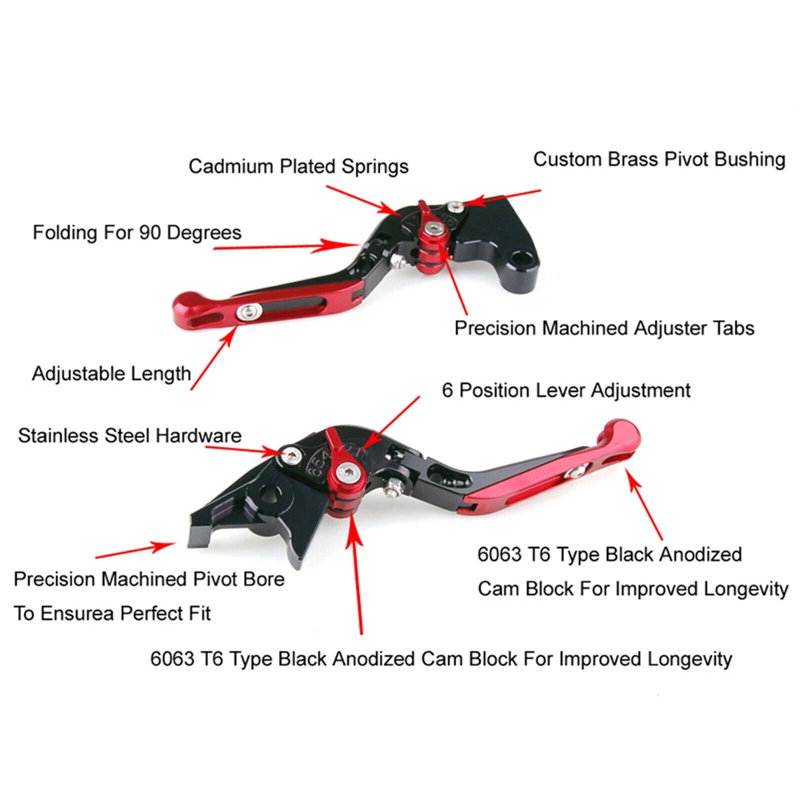 Adjustable Clutch Brake Lever for Honda CBR500R/CB500F (2019–2021) CBR300R (2019–2025) BK T9