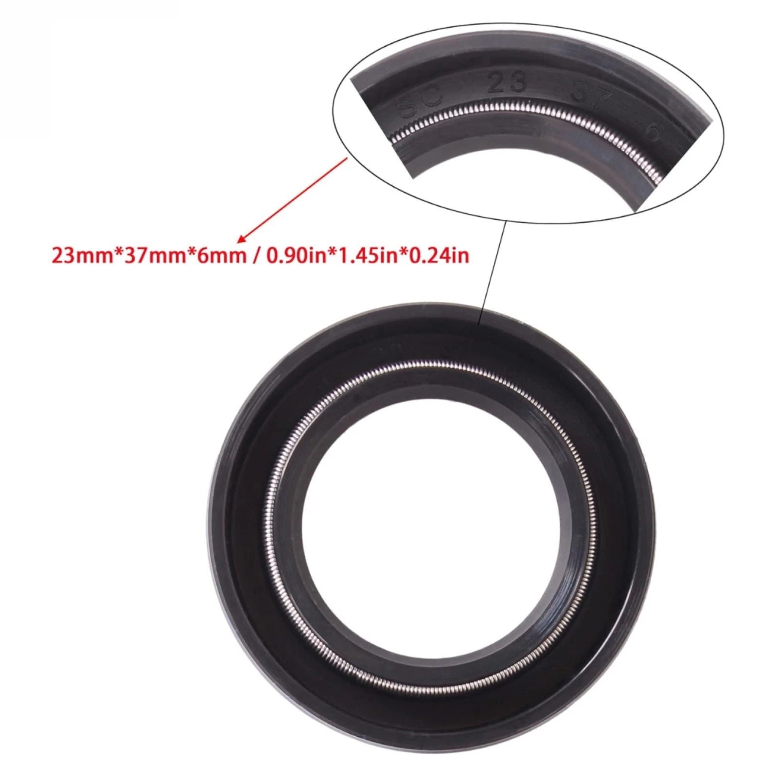 2X Outboard Drive Shaft Oil Seal for Yamaha (30HP–60HP) 93101-23070 18-0297
